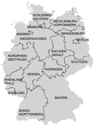 Deutschlandkarte Deutschlandkarte
